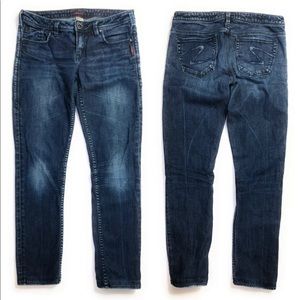 Women’s silver jeans Audrey size 28